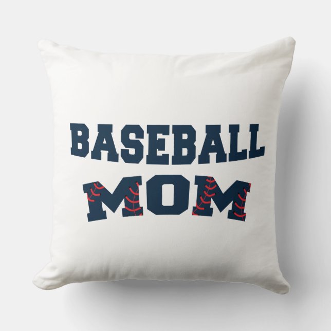 Trendig baseball mamma kudde (Framsida)