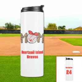Trendig Baseball Mamma Personlig Hand plockade