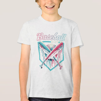 Trendig basebollpojke Drip Shield T-shirt