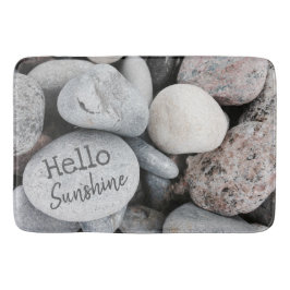 Trendig Beach Pebble Nature Photo Inspirational Badrumsmatta