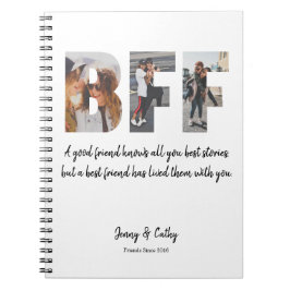 Trendig BFF Photo Collage Best Friend For ver Quot Anteckningsbok