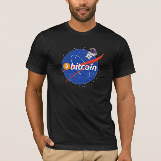 Trendig Bitcoin Astronaut Space Crypto T Shirt
