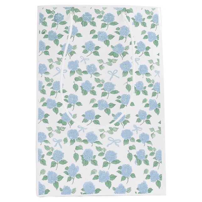 Trendig blå hortensia  (Framsidan)