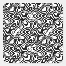 Trendig Black and White Abstrakt Swirls Mönster