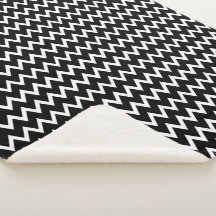 Trendig Black and White Chevron Mönster
