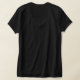 Trendig Black Elegant Modern mallöverföring T-Shir T Shirt (Laydown Back)