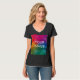 Trendig Black Elegant Modern mallöverföring T-Shir T Shirt (Hel framsida)
