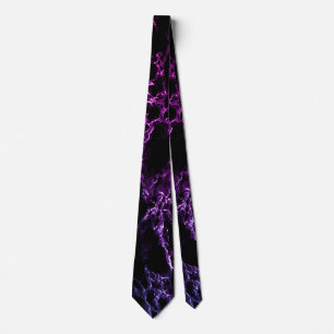 Trendig Black & Lila Neon Marble Stone - Speciell Slips