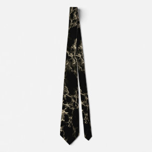Trendig Black Marble Stone - Guld och Black Slips