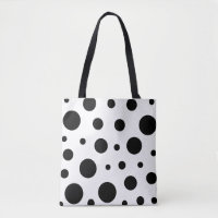 Trendig Black Polka Dot Mönster