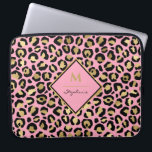 Trendig Black Rosa och Guld Leopard Skriv ut |Mono Laptop Fodral<br><div class="desc">Trendig Black Rosa och Guld Leopard Skriv ut |Monogramdesign. Mallen är konfigurerad så att du kan lägga till namn och börja med till. Om du vill ändra färg eller stil i teckensnittet klickar du på anpassa ytterligare i slutet av mallen.</div>