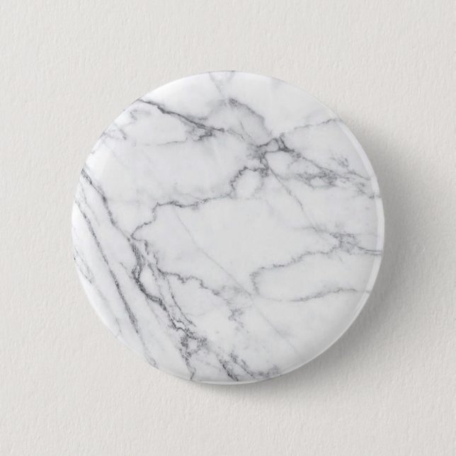 Trendig Black White Marble Stone Knapp (Framsida)
