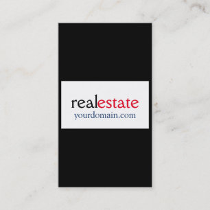 Trendig Black White Real Gods Agent Professionell Visitkort