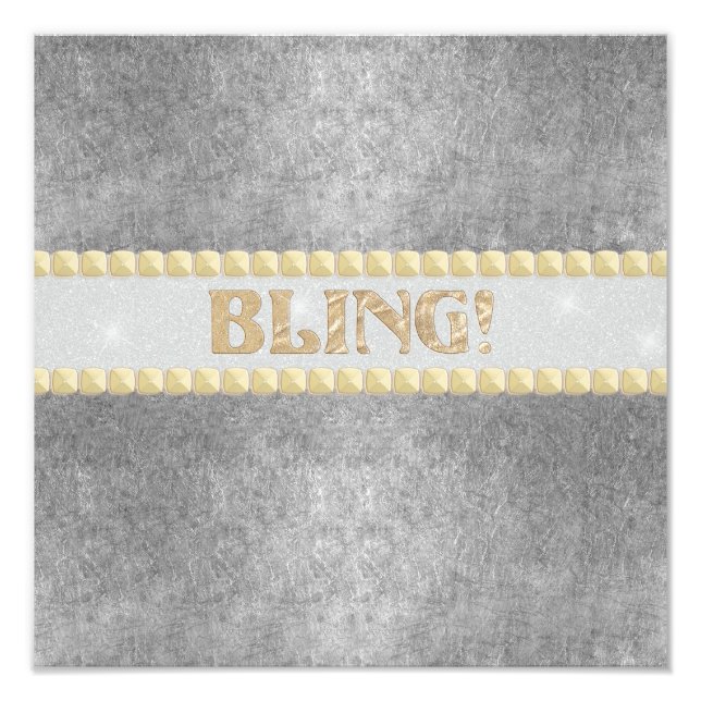 Trendig Bling! Design Fototryck (Framsidan)
