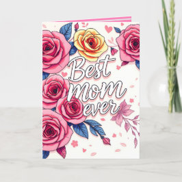 Trendig Blommig Lyxig Presentkollektion Kort