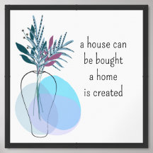 Trendig blommigt av modern Abstrakt