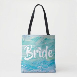 Trendig Blue Bride Tygkasse