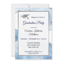 Trendig Blue Silver Agate Studenten