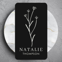 Trendig Boho Chic minimalistisk svartvitt och vit