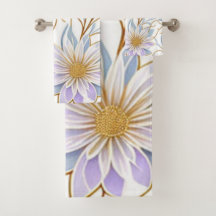 Trendig Boho Design, Modern, Chic, Blommor, Löv