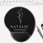 Trendig Boho Rustic Black and White Personlig Gel Musmatta<br><div class="desc">Öka din arbetsyta med Trendiget Boho Rustic Black and White Personlig Gel Mouse Pad, där funktioner möter förfinad elegans. Den här ergonomiska musknappen i anpassningsbarna har en handledsvila som är designad för maximal komfort under långa timmar vid skrivbordet och skapar den som en tankfull gåva till chef eller medarbetare. Den...</div>