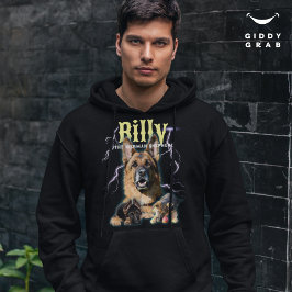 Trendig Bootleg Personlig Hund Photo 90s Hoodie
