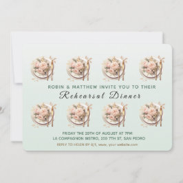 Trendig Bord natten före middagen för förnyelsen Inbjudningar