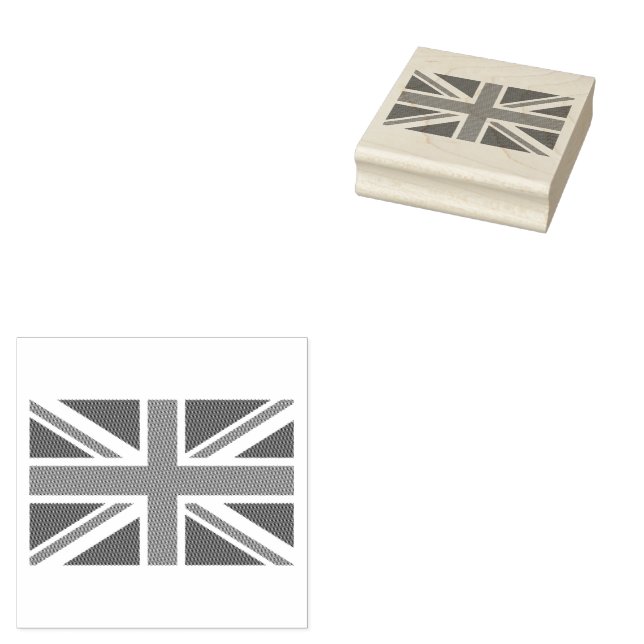 Trendig British flagga Stämpel (Stämplad)