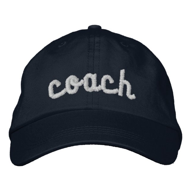 Trendig Broiderat coach Hat for Women Broderad Keps (Framsida)