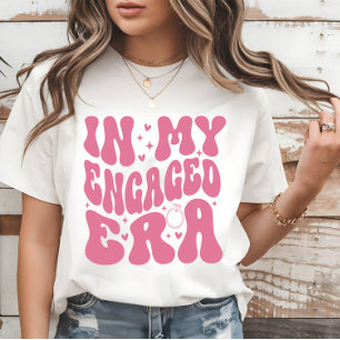 Trendig brud T-shirt för möhippa fester