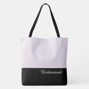 Trendig brudtärna-handväska tygkasse