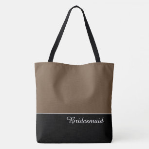 Trendig brudtärna-handväska tygkasse
