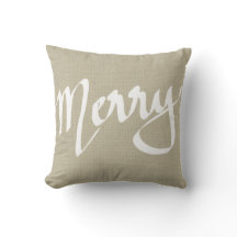 Trendig Brun Jute Glad Typografi Jul