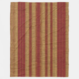 Trendig Burgundy Guld Luxury Linen Collection Fleecefilt