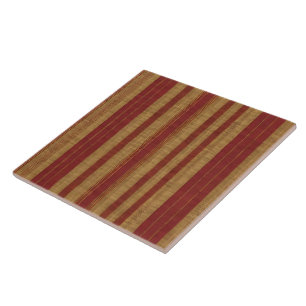 Trendig Burgundy Guld Luxury Linen Collection Kakelplatta