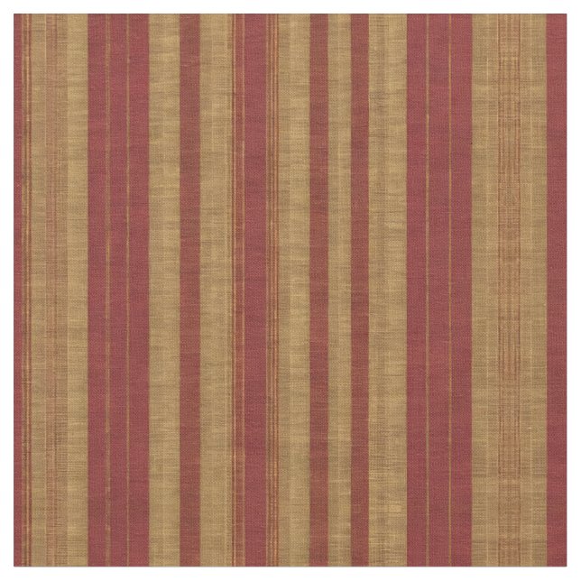 Trendig Burgundy Guld Luxury Linen Collection Tyg (Närbild)