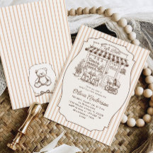 Trendig Café Bebe Fransk Kaffebar Baby Shower