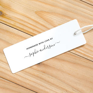 Trendig Calligraphy-skript Namn Homemade with Kärl Självfärgande Stämpel
