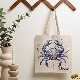 Trendig Cancerfärgning Zodiac-design Tygkasse