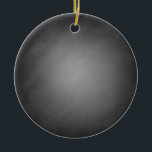 Trendig Chalkboard Vignette Julgransprydnad Keramik<br><div class="desc">Denna bakgrundsdesign för coolan skildrar kornen och struktur i en tavla som har ritats på med krita och raderats många gånger. Den ser vinjett ut och tonar till tändare i mitten. Denna enkla, men ändå mycket elegant- och coola-chalkboard-bakgrund är perfektens utgångspunkt för att skapa egna anpassningsbar. Toner och Struktur är...</div>