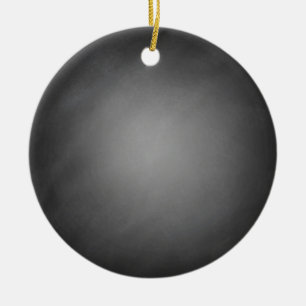 Trendig Chalkboard Vignette Julgransprydnad Keramik