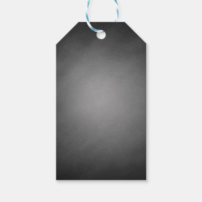 Trendig Chalkboard Vignette Presentetikett (Framsidan)