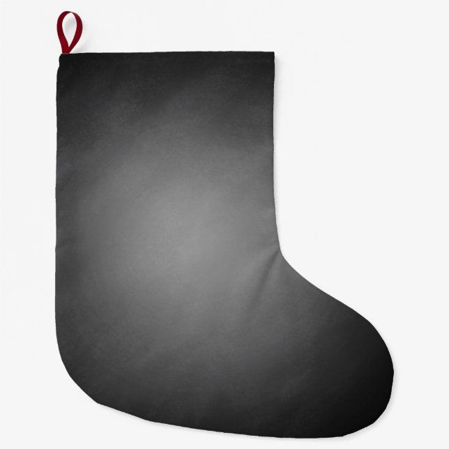 Trendig Chalkboard Vignette Stor Julstrumpa (Framsidan)