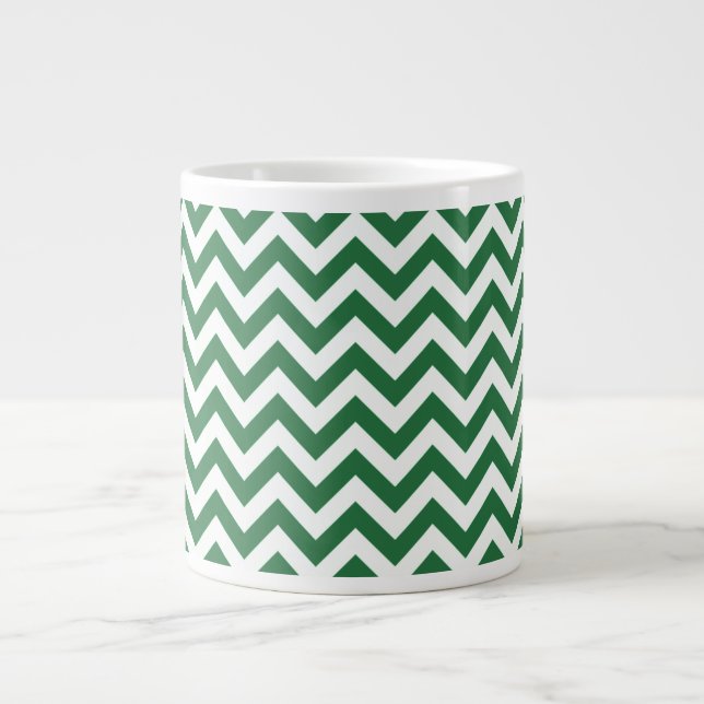 Trendig Chevron Jumbo Mugg (Framsidan)