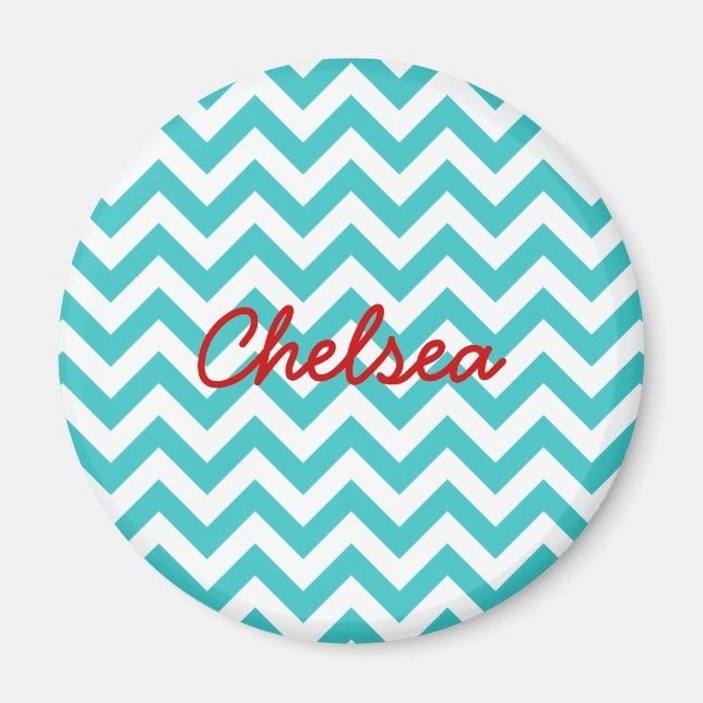 Trendig Chevron Magnet (Framsidan)