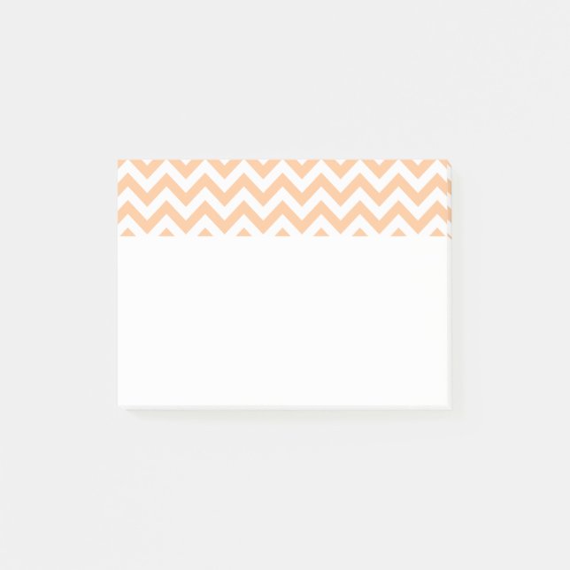 Trendig Chevron Notes Post-it Block (Framsida)
