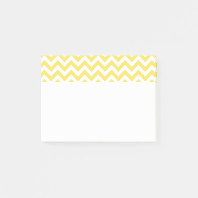 Trendig Chevron Notes Post-it Block (Framsida)
