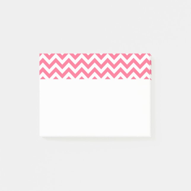 Trendig Chevron Notes Post-it Block (Framsida)