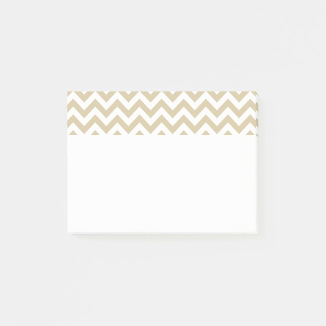 Trendig Chevron Notes Post-it Block (Framsida)