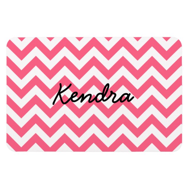 Trendig Chevron Premium Magnet (Horisontell)